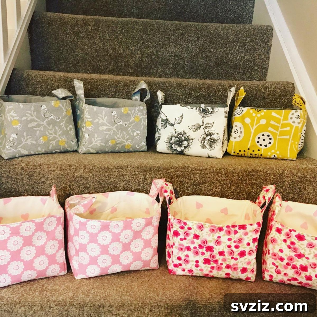 21 Smart Toiletries Storage Solutions for a Clutter-Free Bathroom 6 4. Mini Fabric Baskets