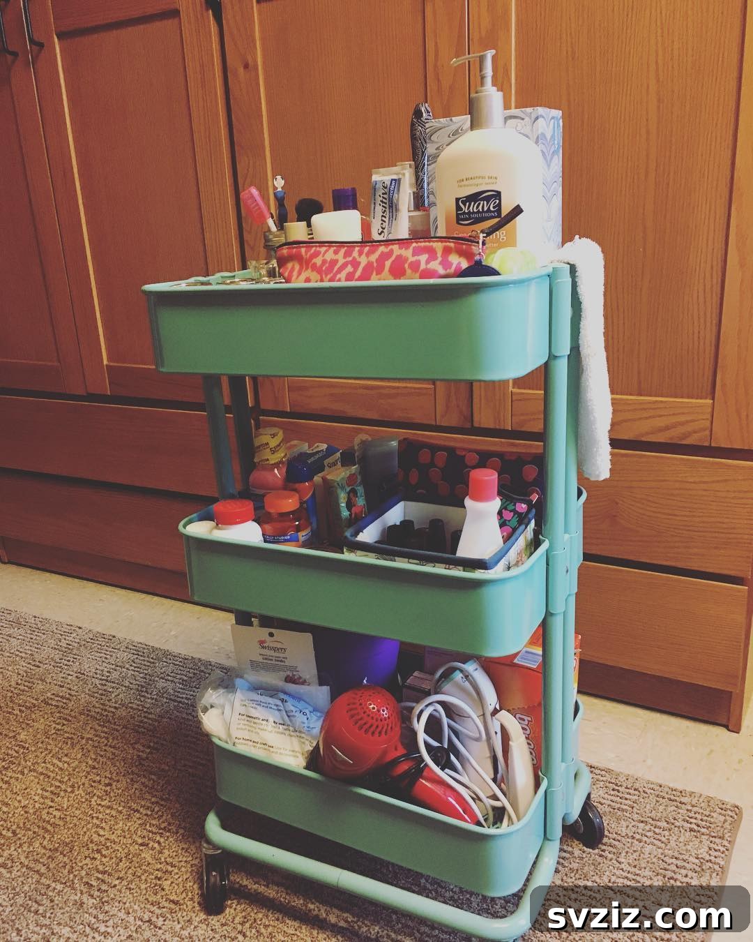 21 Smart Toiletries Storage Solutions for a Clutter-Free Bathroom 7 5. IKEA Rolling Cart