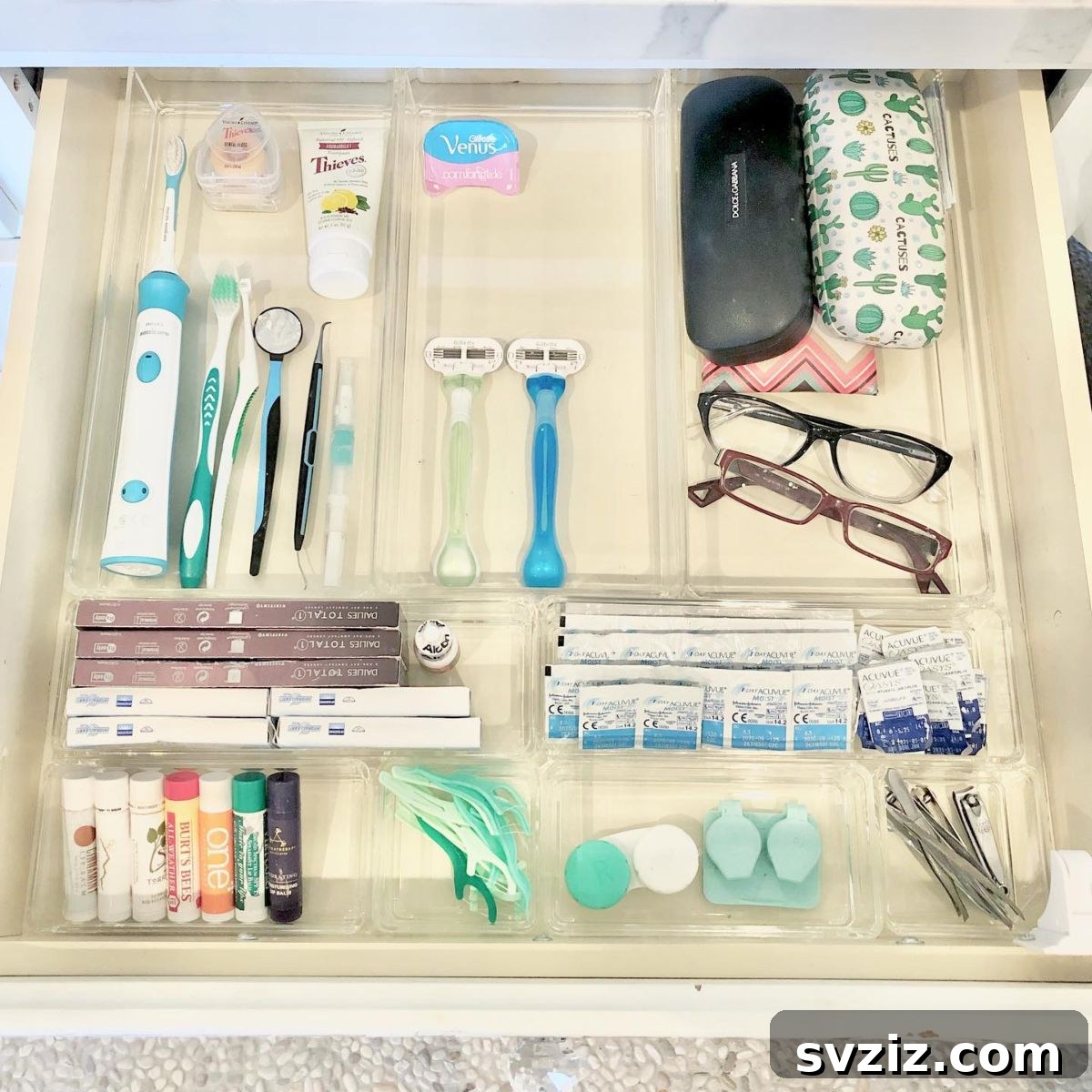 21 Smart Toiletries Storage Solutions for a Clutter-Free Bathroom 10 8. Acrylic Drawer Organizers