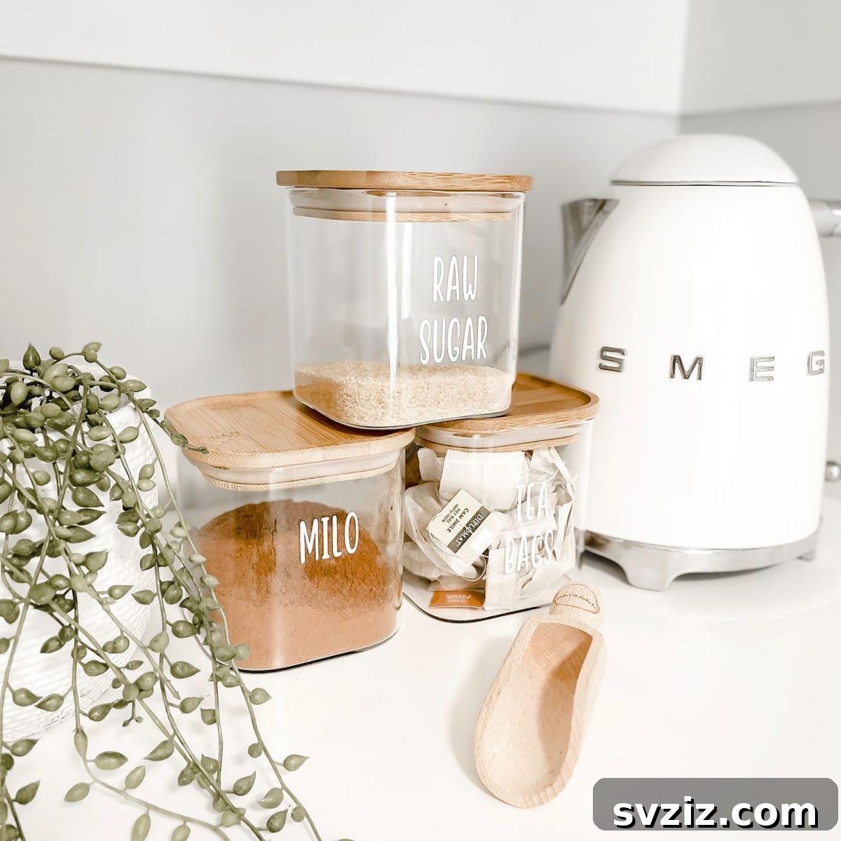 21 Green Organizing Hacks for a Waste-Free, Clutter-Free Life 5 3. Glass Canister Storage