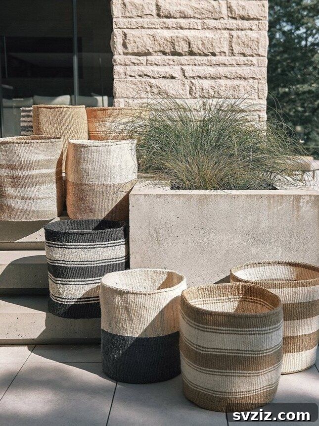 21 Green Organizing Hacks for a Waste-Free, Clutter-Free Life 6 4. Wicker Storage Baskets