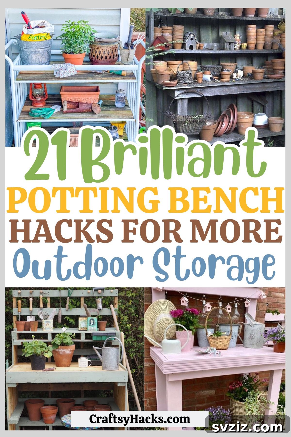 Potting Bench Hacks