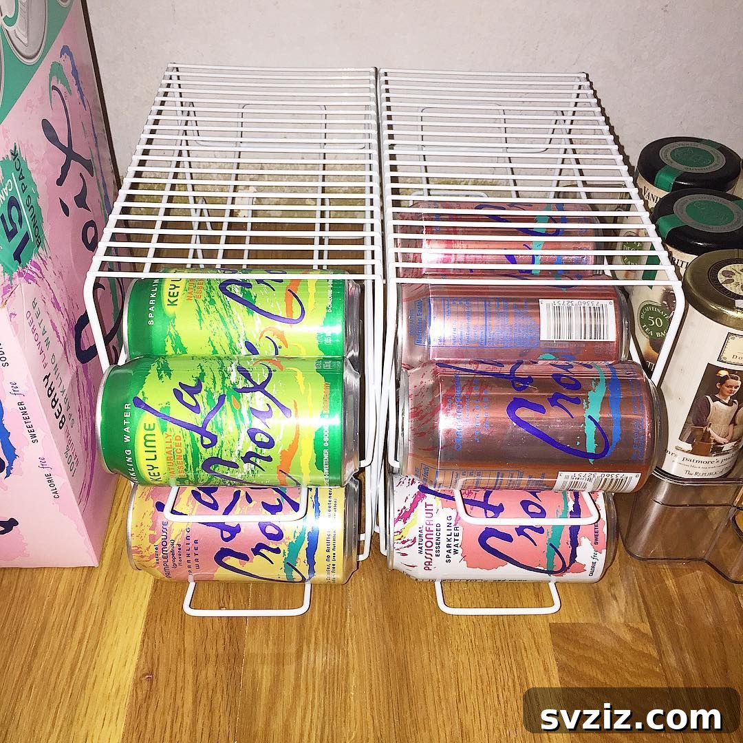 Smart Strategies for Organizing Canned Goods 13 Soda Can Dispenser for Canned Goods Storage