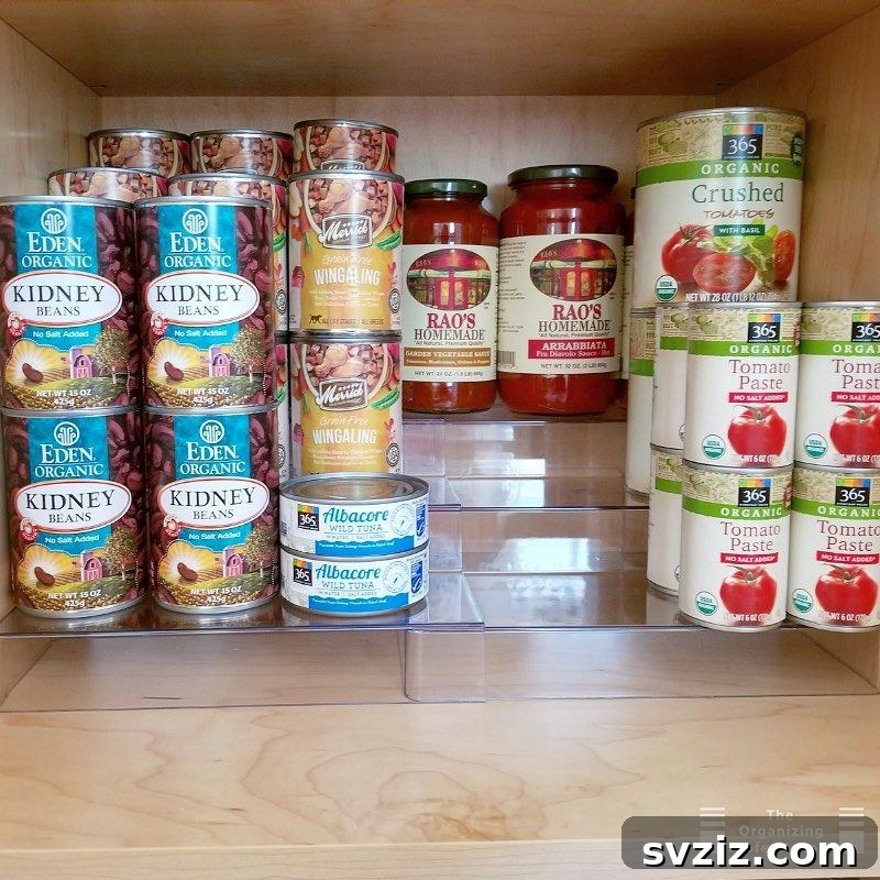 Smart Strategies for Organizing Canned Goods 9 Stylish Acrylic Shelves for Canned Food Display