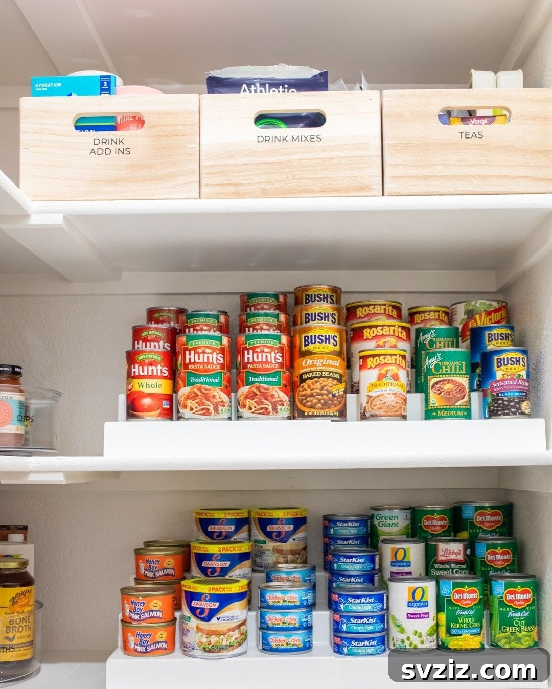 Smart Strategies for Organizing Canned Goods 10 Pantry Organized by Canned Food Type
