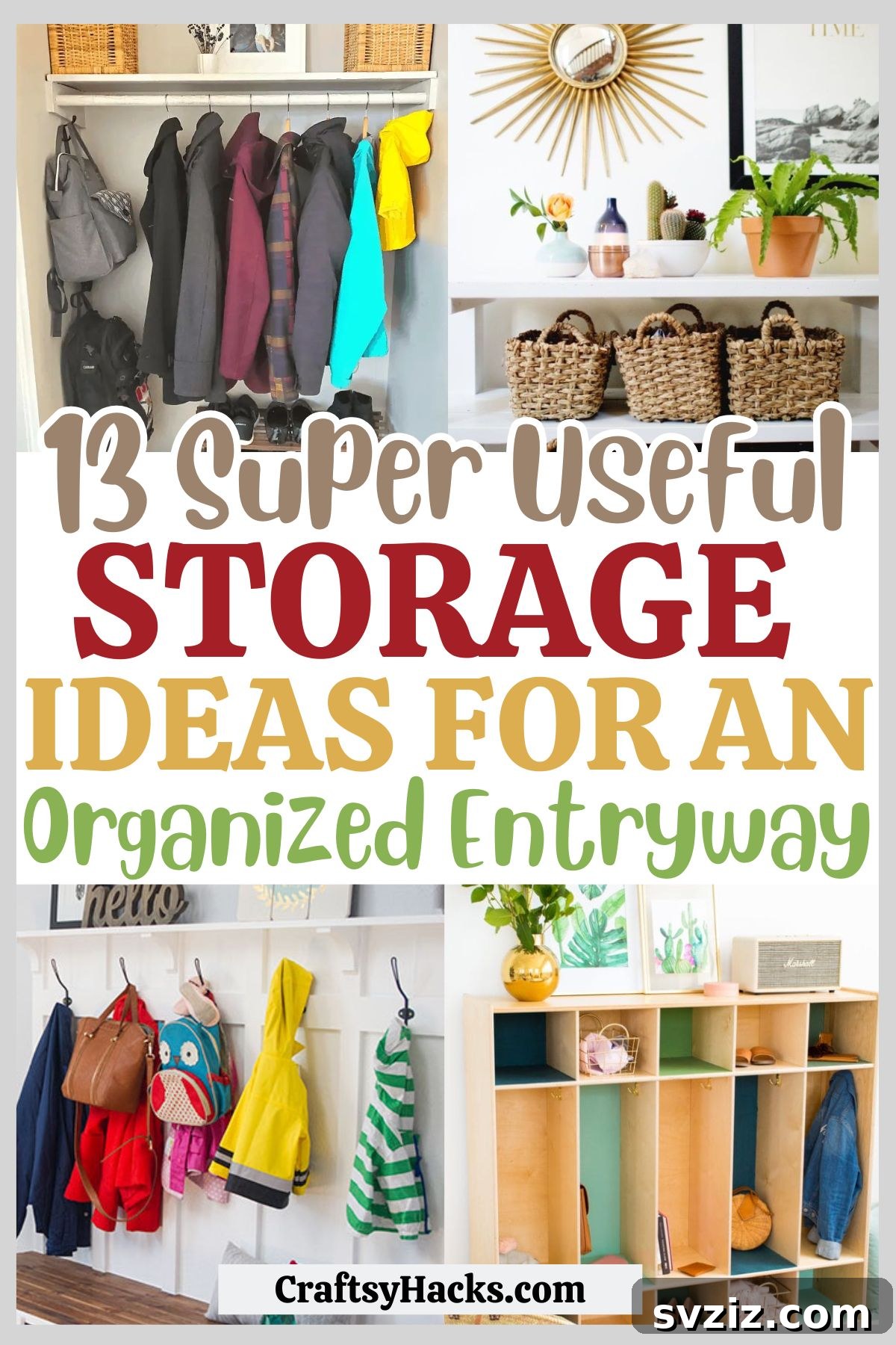 Organized Entryway with Built-in Bench and Storage