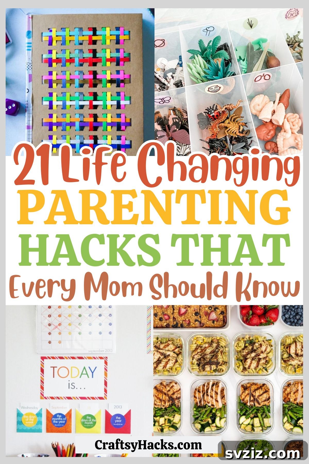 mom tricks for organizing kids