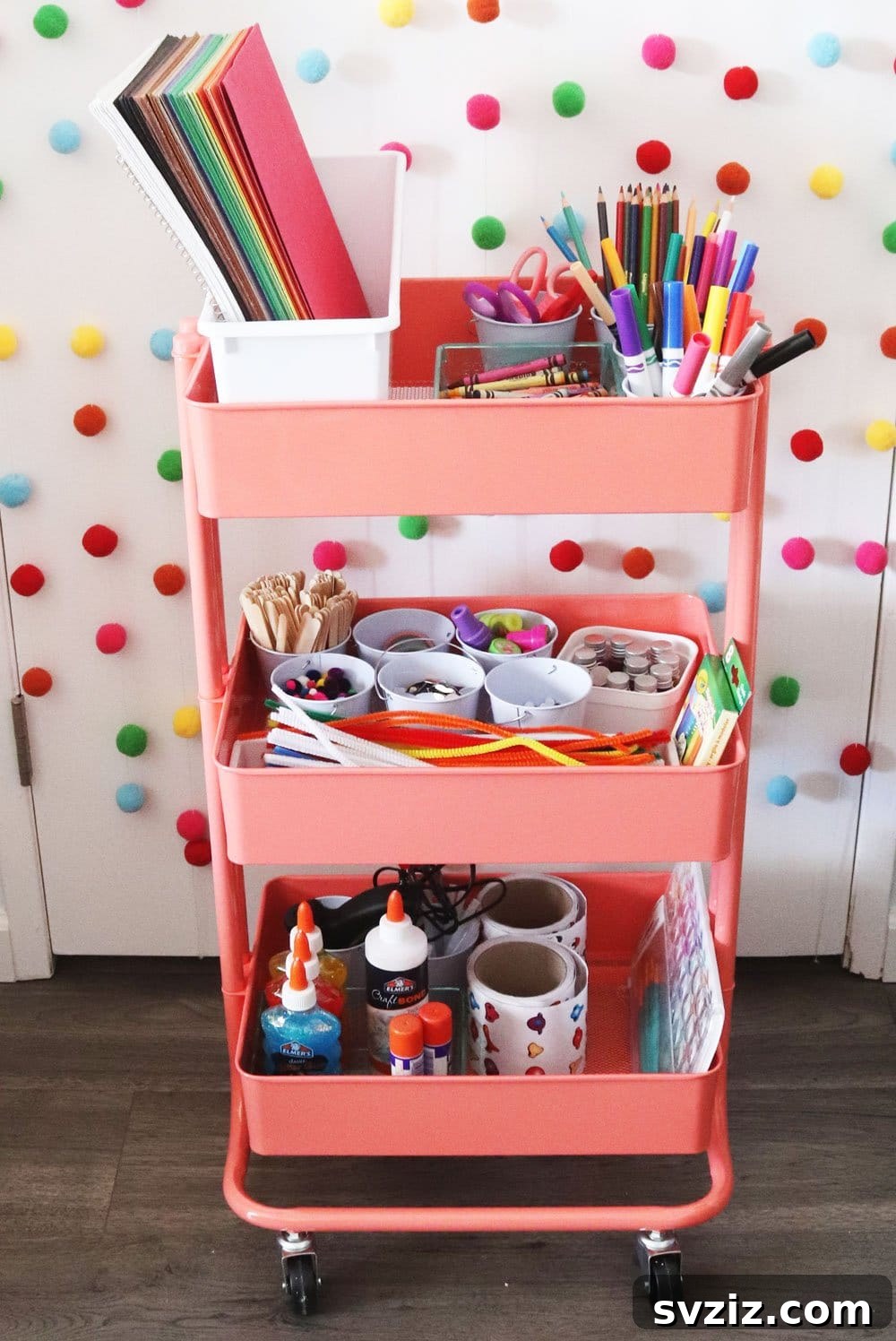 5. Rolling Art Cart