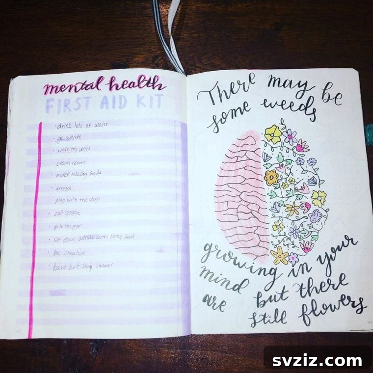 Mental Health Spread for Instant Mood Boosters