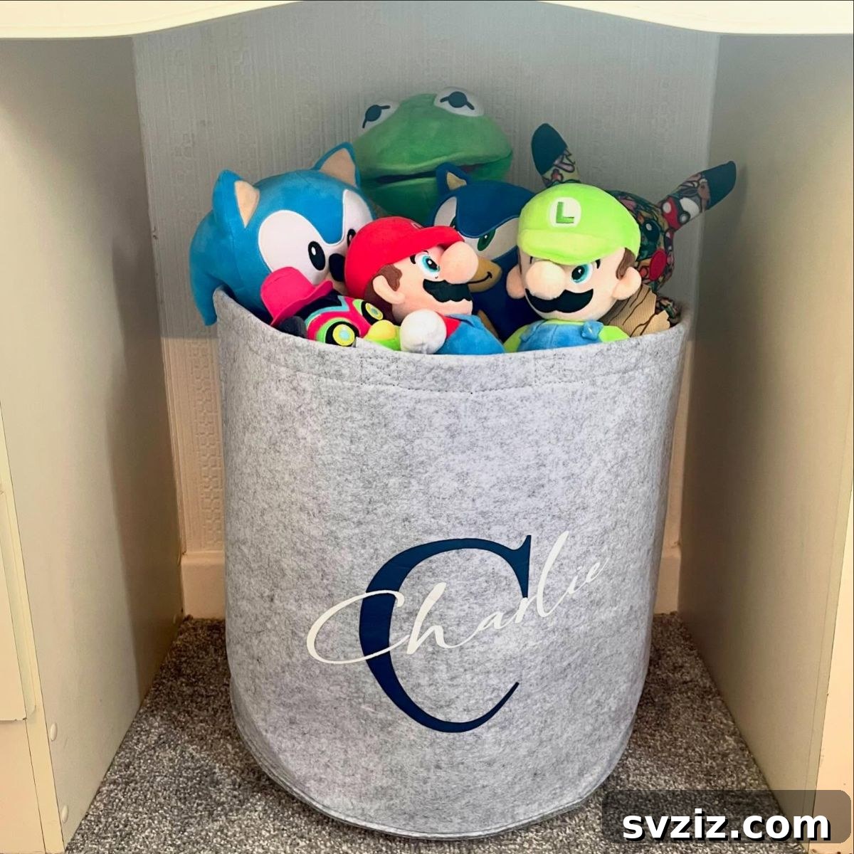 1. Felt Storage Basket
