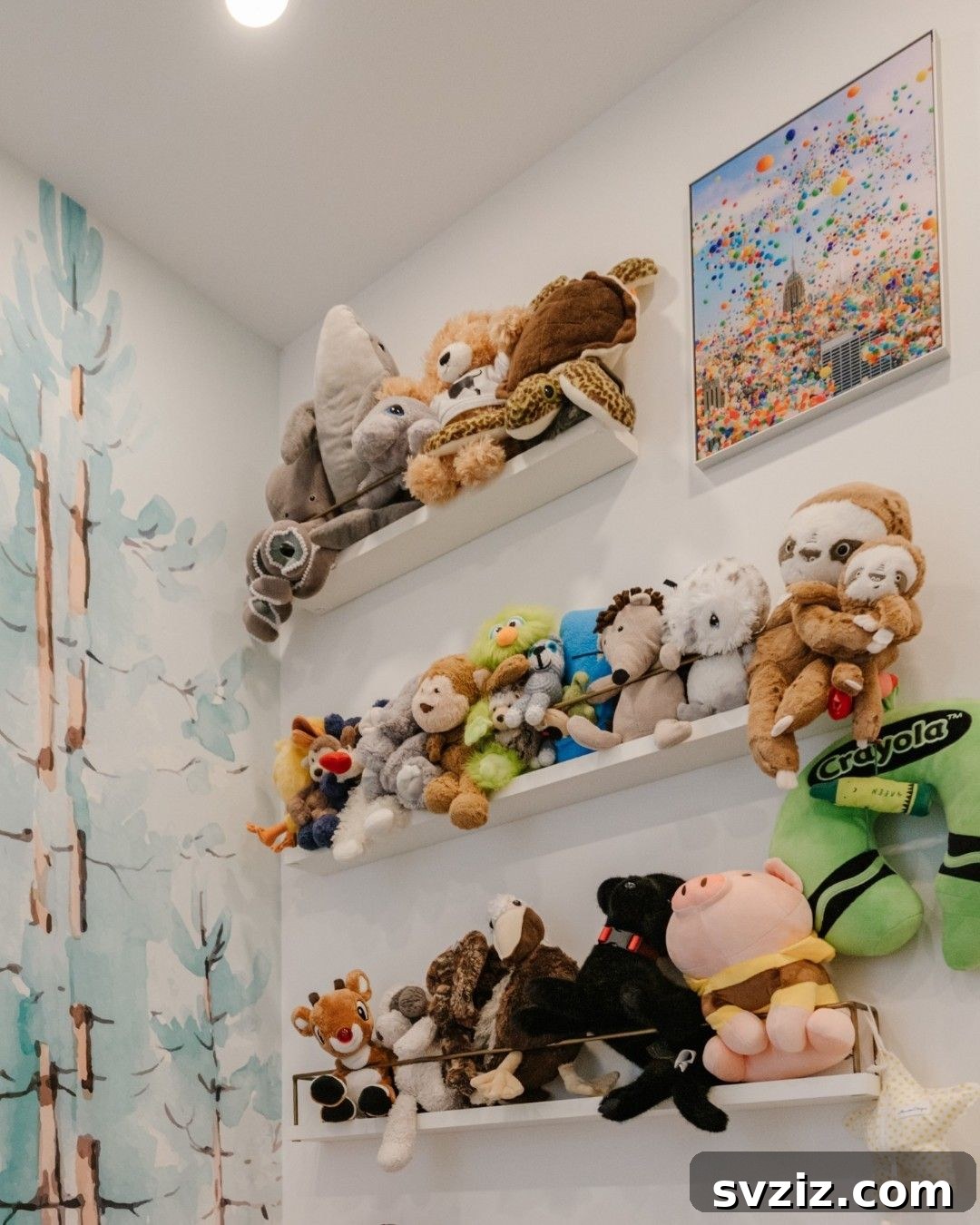 4. Floating Shelves