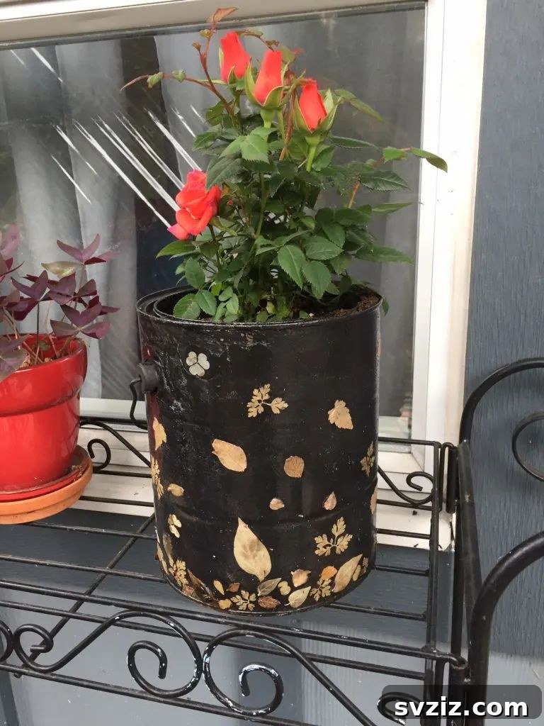 Smart Hacks for Repurposing Paint Cans 4 2. DIY Planter