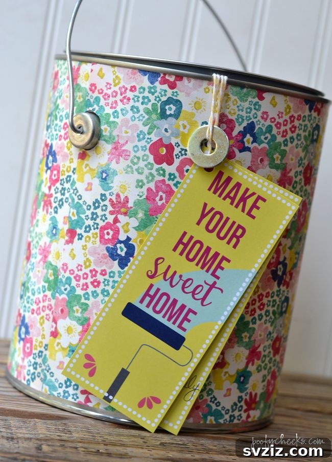 Smart Hacks for Repurposing Paint Cans 8 8. Pretty DIY Paint Can