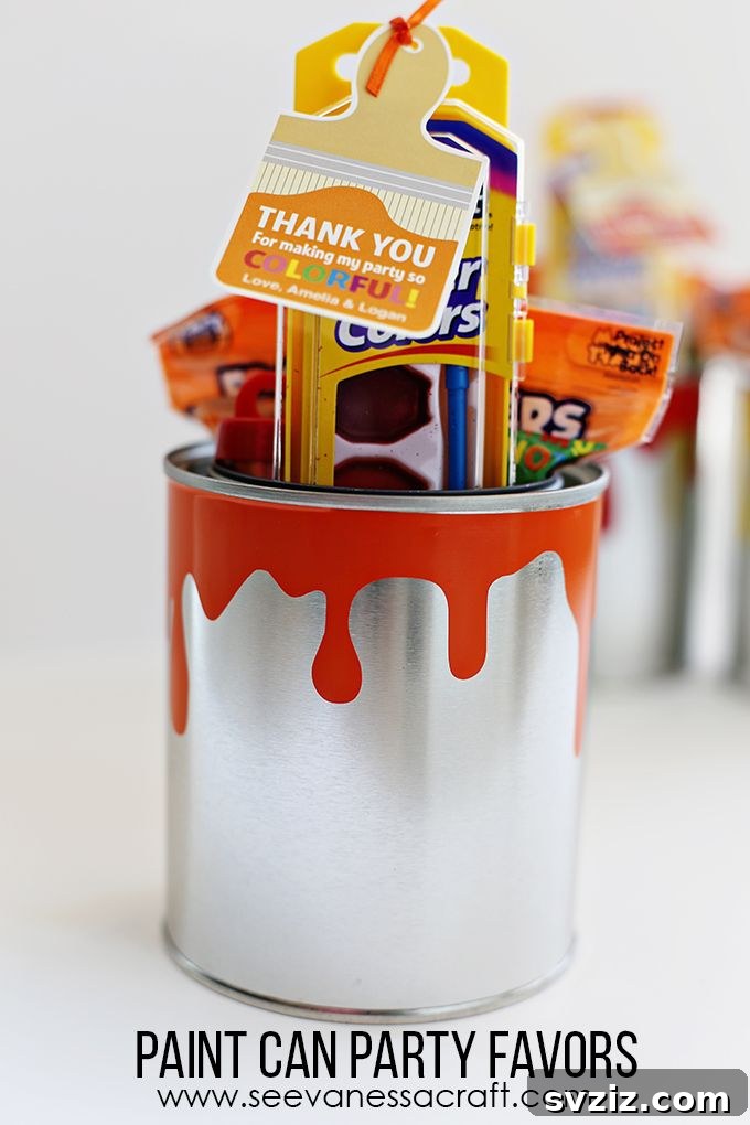 Smart Hacks for Repurposing Paint Cans 10 10. Party Favors