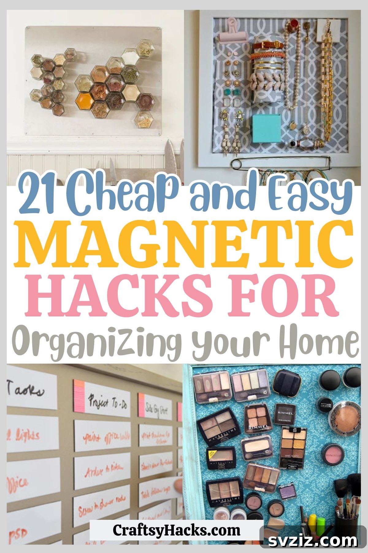 21 Ingenious Magnetic Storage Tips 2 magnetic hacks for organizing home