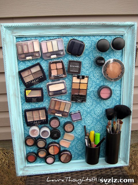 21 Ingenious Magnetic Storage Tips 16 14. Make Up Organization