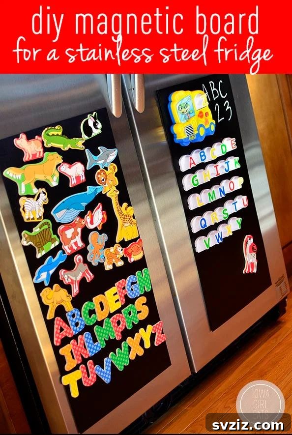 21 Ingenious Magnetic Storage Tips 22 20. Magnetic Board for Stainless Steel Fridge