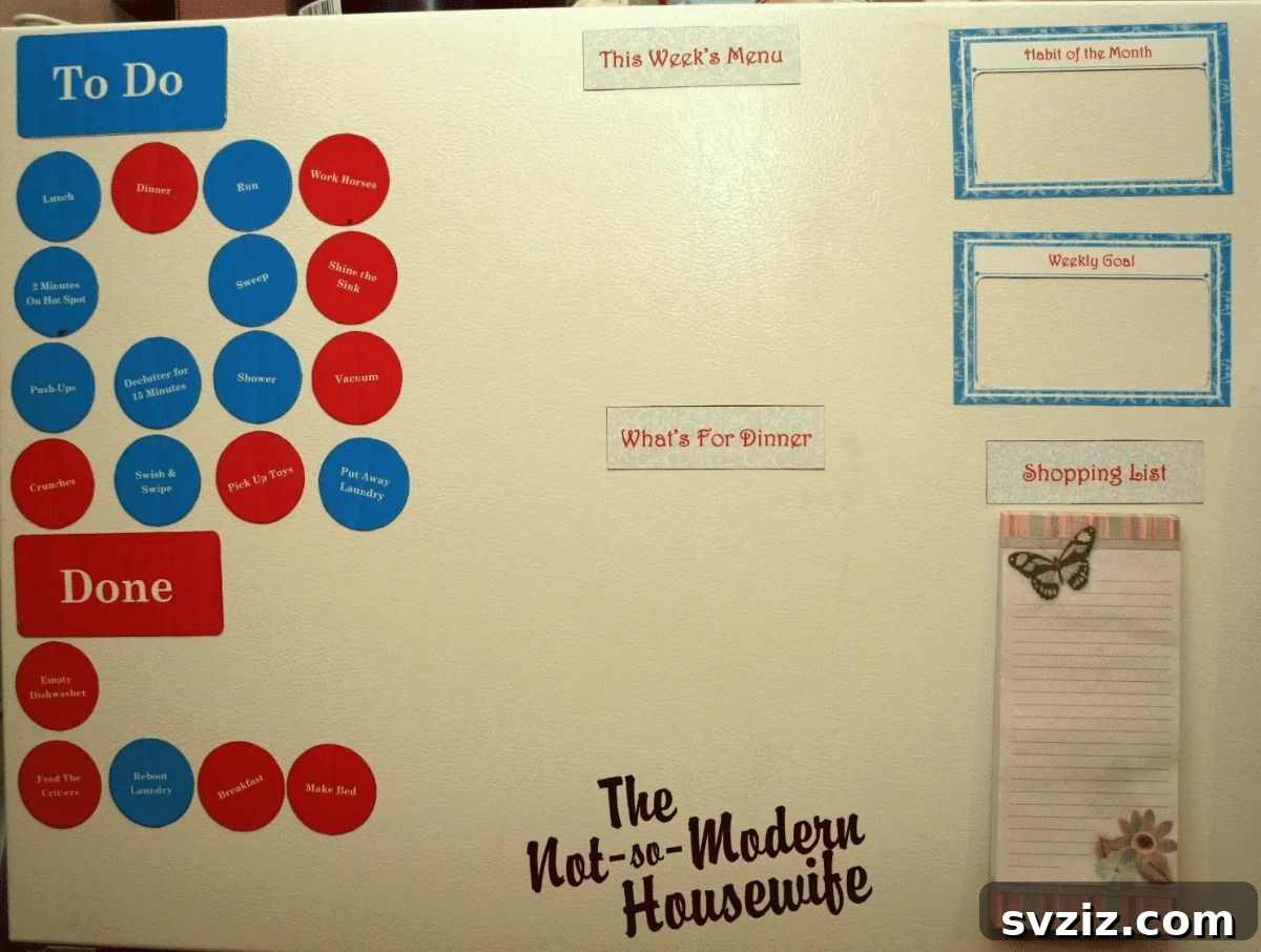 21 Ingenious Magnetic Storage Tips 8 6. Organizational To-Do Magnets