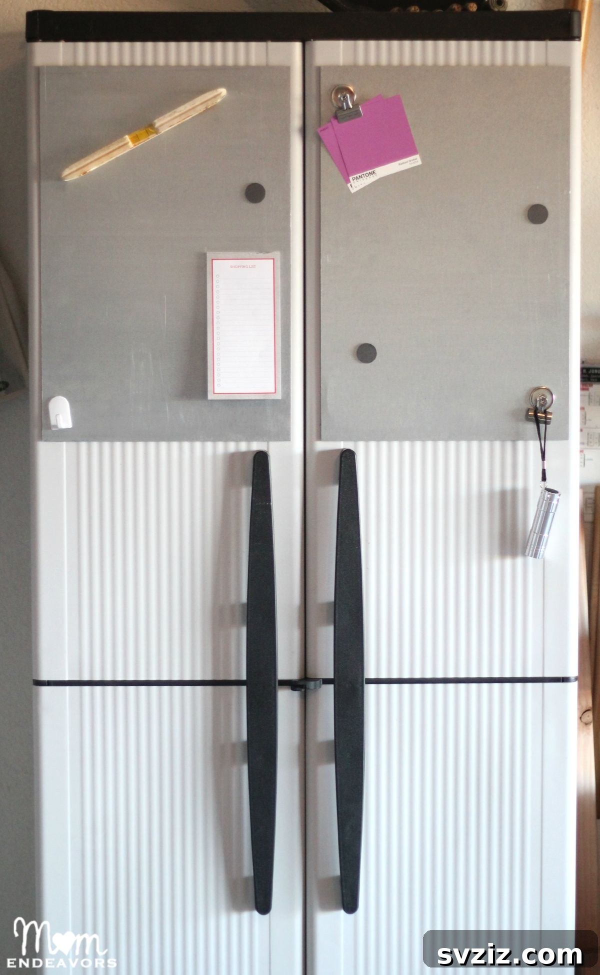 21 Ingenious Magnetic Storage Tips 9 7. Garage Utility Board