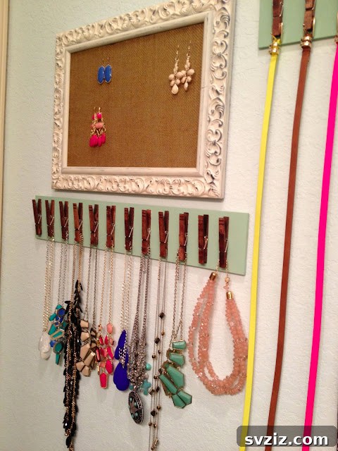 21 Brilliant Clothespin Organization Ideas to Simplify Your Space 11 9. Accessory Holder