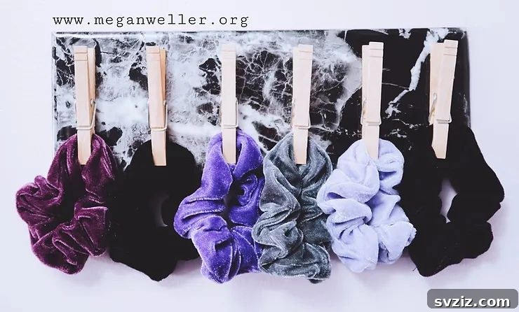 21 Brilliant Clothespin Organization Ideas to Simplify Your Space 15 13. Scrunchie Holder