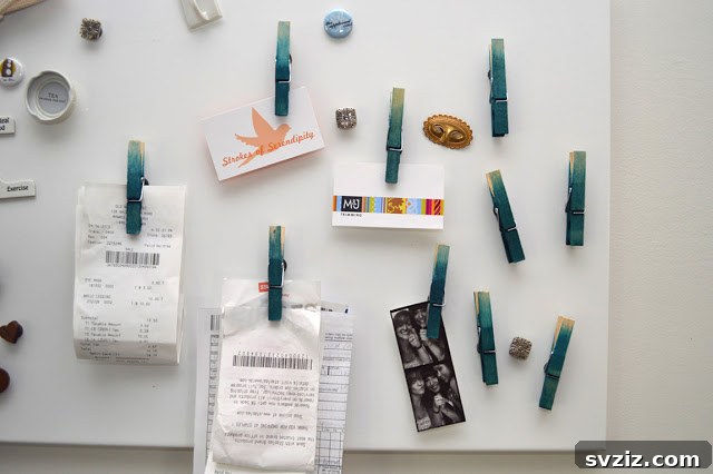 21 Brilliant Clothespin Organization Ideas to Simplify Your Space 22 20. Magnets