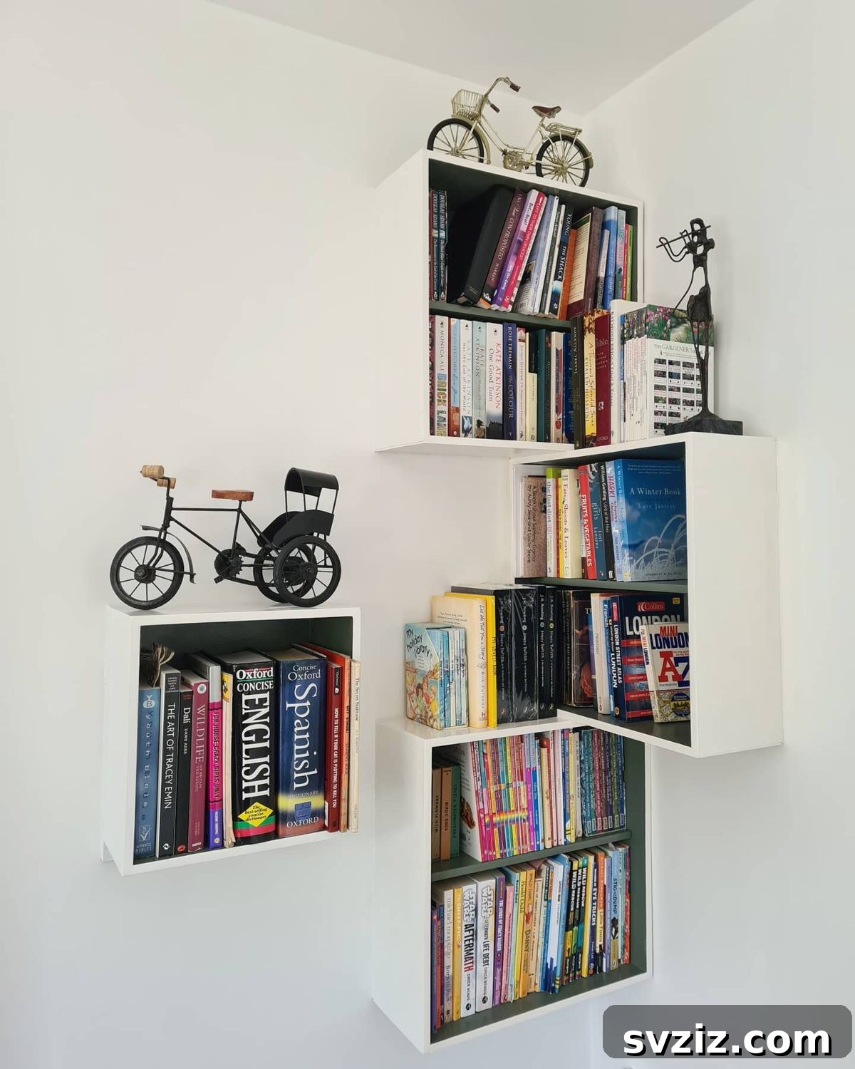 21 Clever Ways to Maximize Corner Space 8 7. Box Shelves