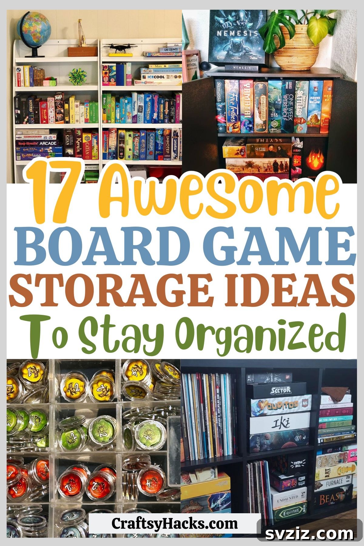 Brilliant Board Game Storage Solutions 2 board game storage ideas