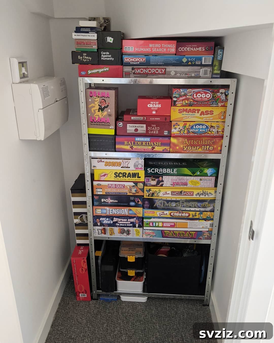 Brilliant Board Game Storage Solutions 13 11. Metal Storage Unit