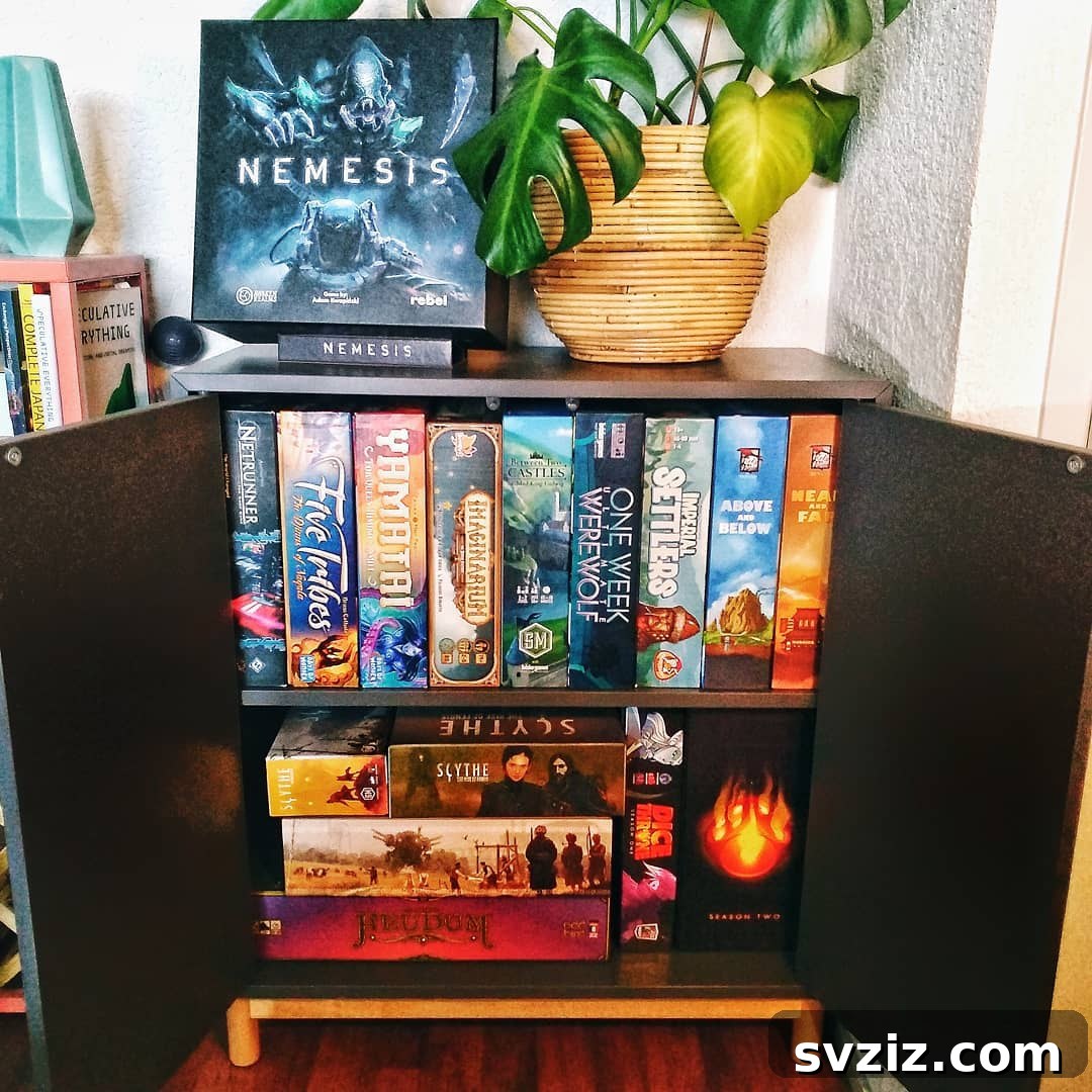Brilliant Board Game Storage Solutions 15 13. IKEA Eket Shelves