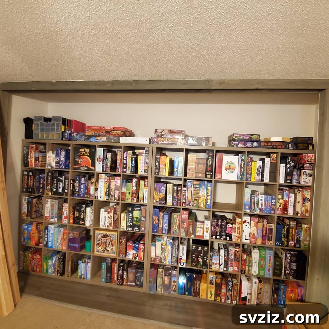 Brilliant Board Game Storage Solutions 3 1. Board Game Nook