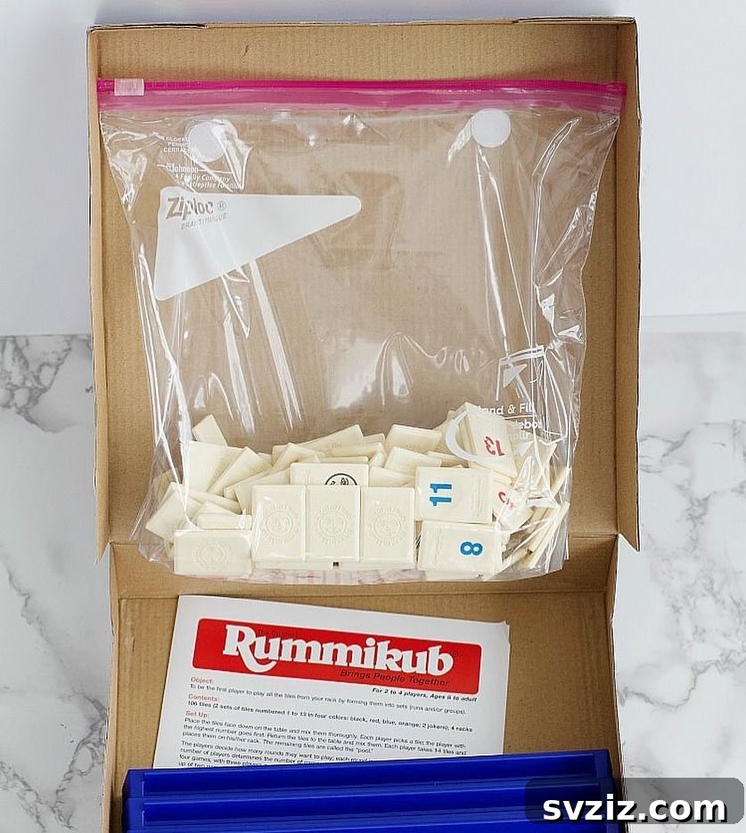 Brilliant Board Game Storage Solutions 5 3. Velcro Bags