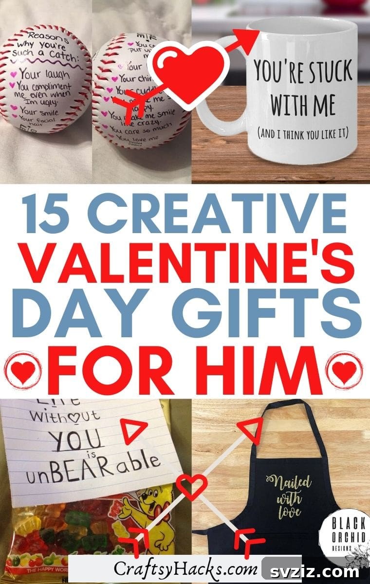 15 Stellar Valentine's Gifts to Spoil Your Man 2 Creative Valentine's Day Gifts for Him: A selection of unique and thoughtful presents for boyfriends and husbands.
