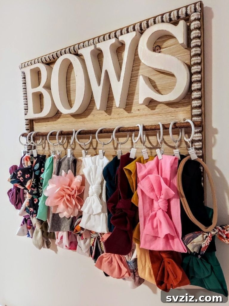 14. DIY Baby Headband Holder