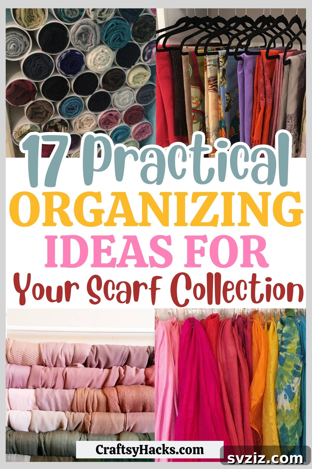 organizing ideas for scarves