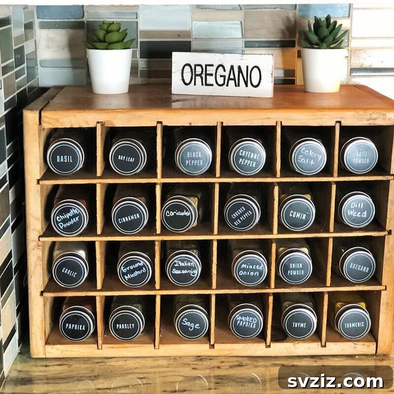 21 Clever Ways to Conquer Spice Clutter Forever 13 DIY Spice Cubbies
