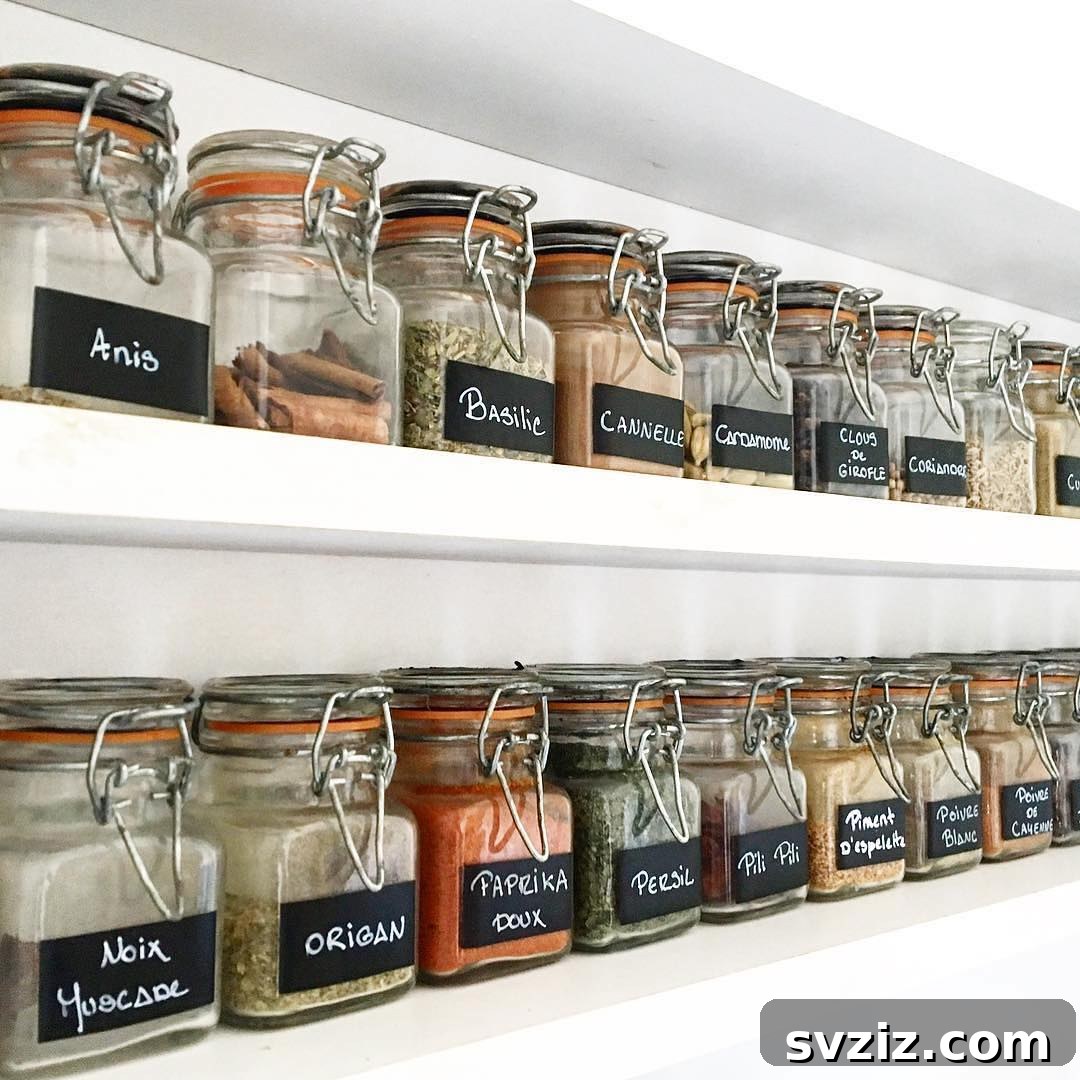 21 Clever Ways to Conquer Spice Clutter Forever 23 Mason Jars