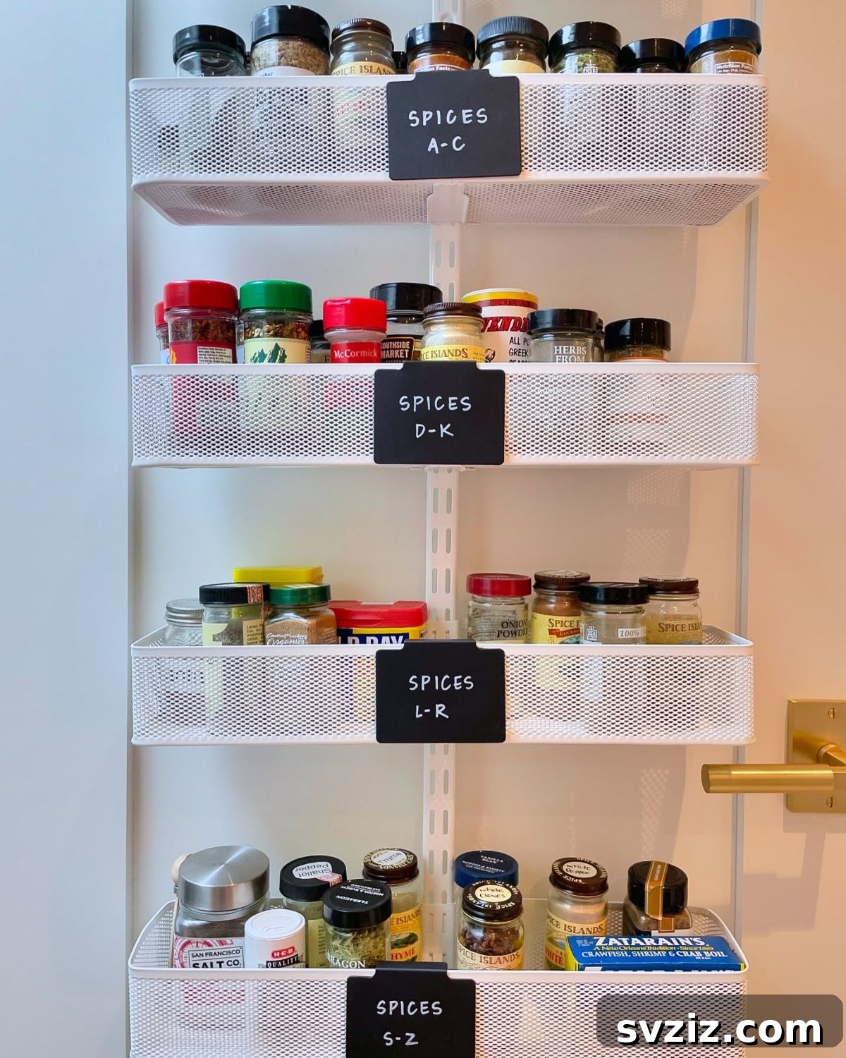 21 Clever Ways to Conquer Spice Clutter Forever 7 Alphabetize