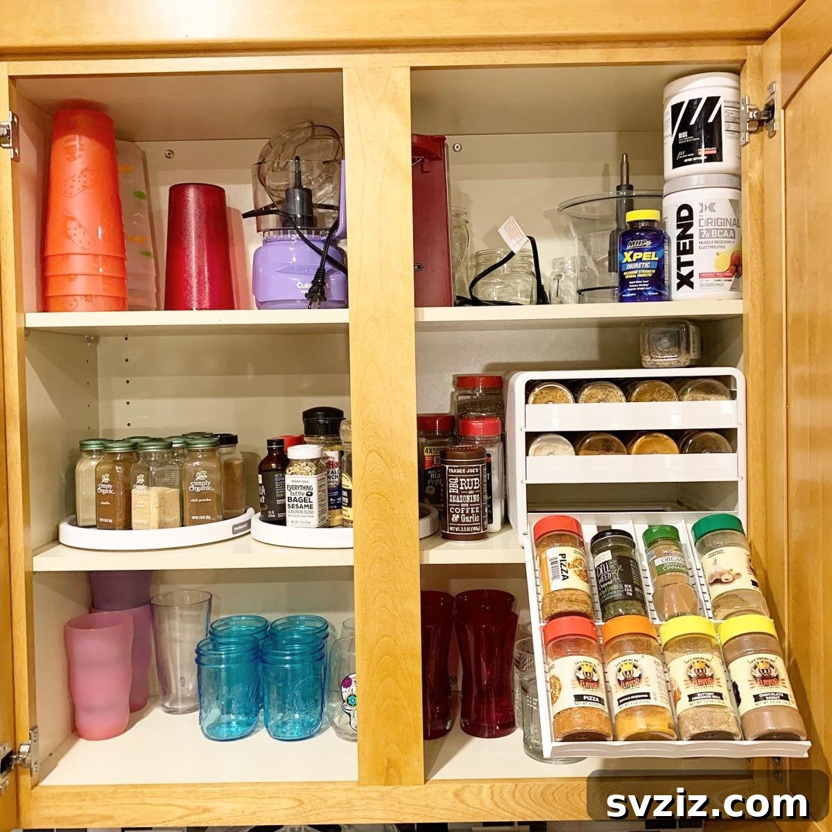 21 Clever Ways to Conquer Spice Clutter Forever 9 Pull Out Spice Drawers