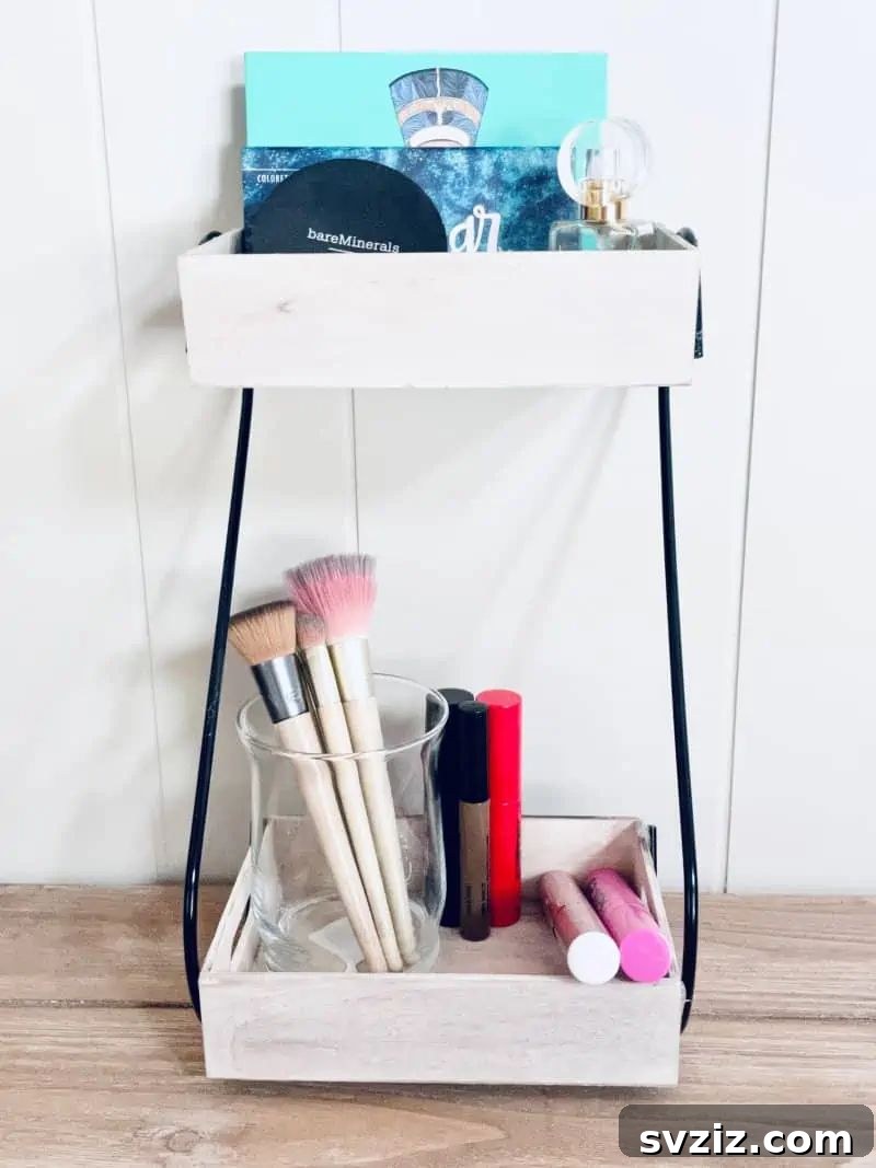 21 Brilliant Dollar Store Makeup Organization Hacks 14 DIY Makeup Organizer