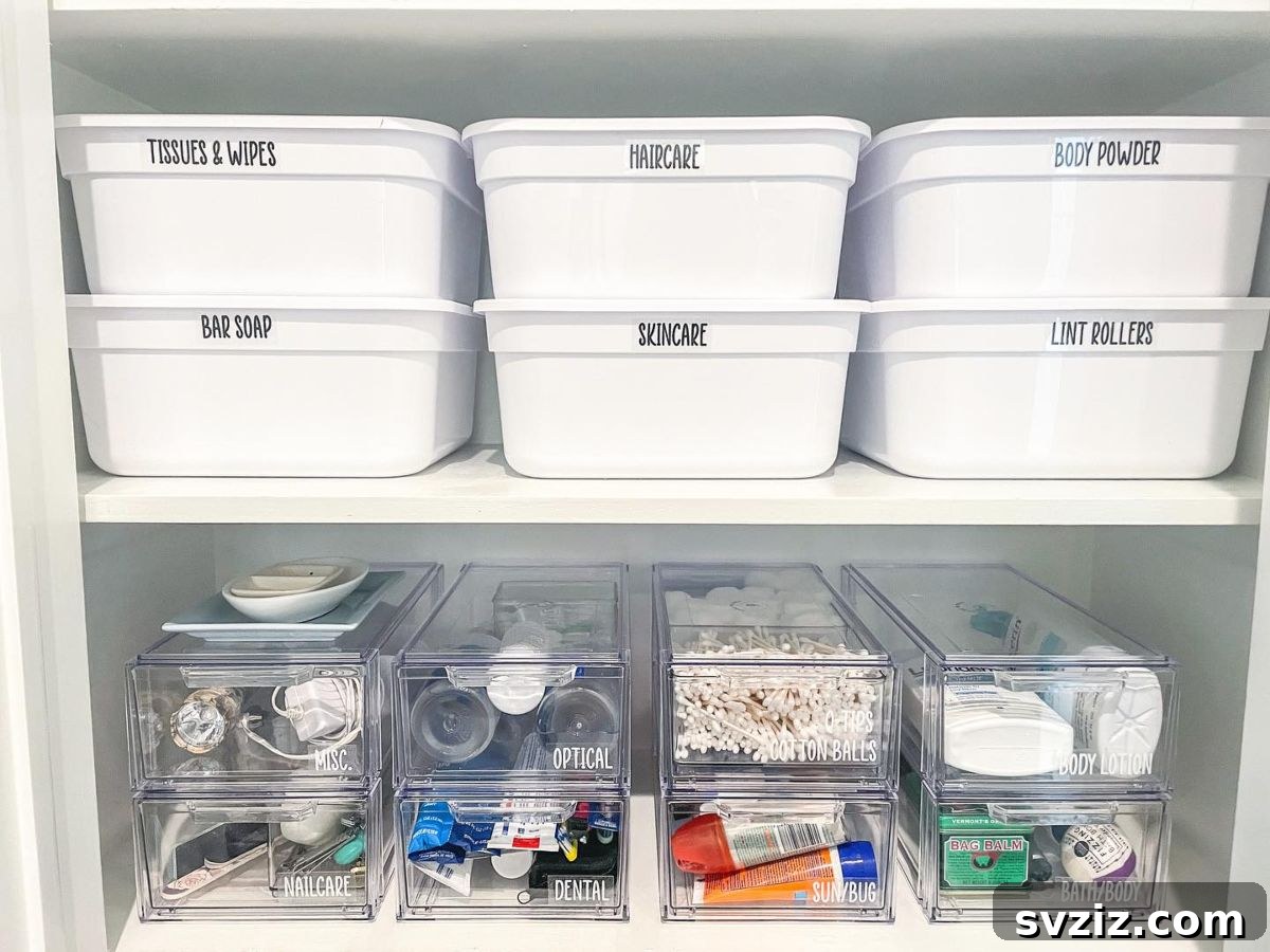 21 Genius Organizing Hacks for Master Organizers 10 Stackable clear drawers with acrylic dividers provide versatile, tidy storage for frequently used small items in any room.