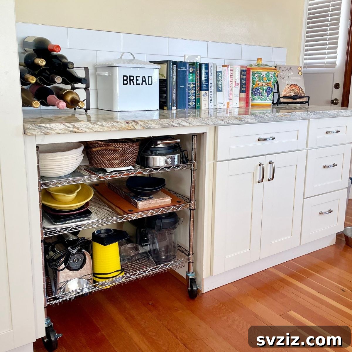 31 Game-Changing Organizing Hacks for Every Area of Your Home 17 Kitchen Cart for Extra Shelf Space