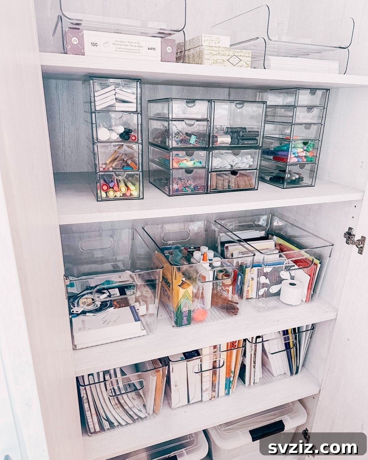 31 Game-Changing Organizing Hacks for Every Area of Your Home 32 Acrylic Bins for Home Office Supplies organization