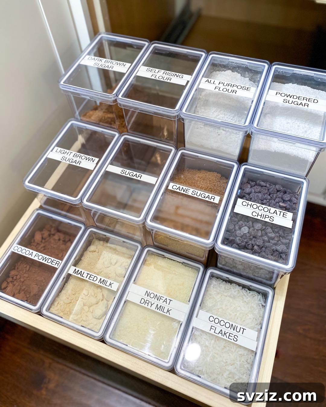 31 Game-Changing Organizing Hacks for Every Area of Your Home 6 Baking Canisters for organized ingredients