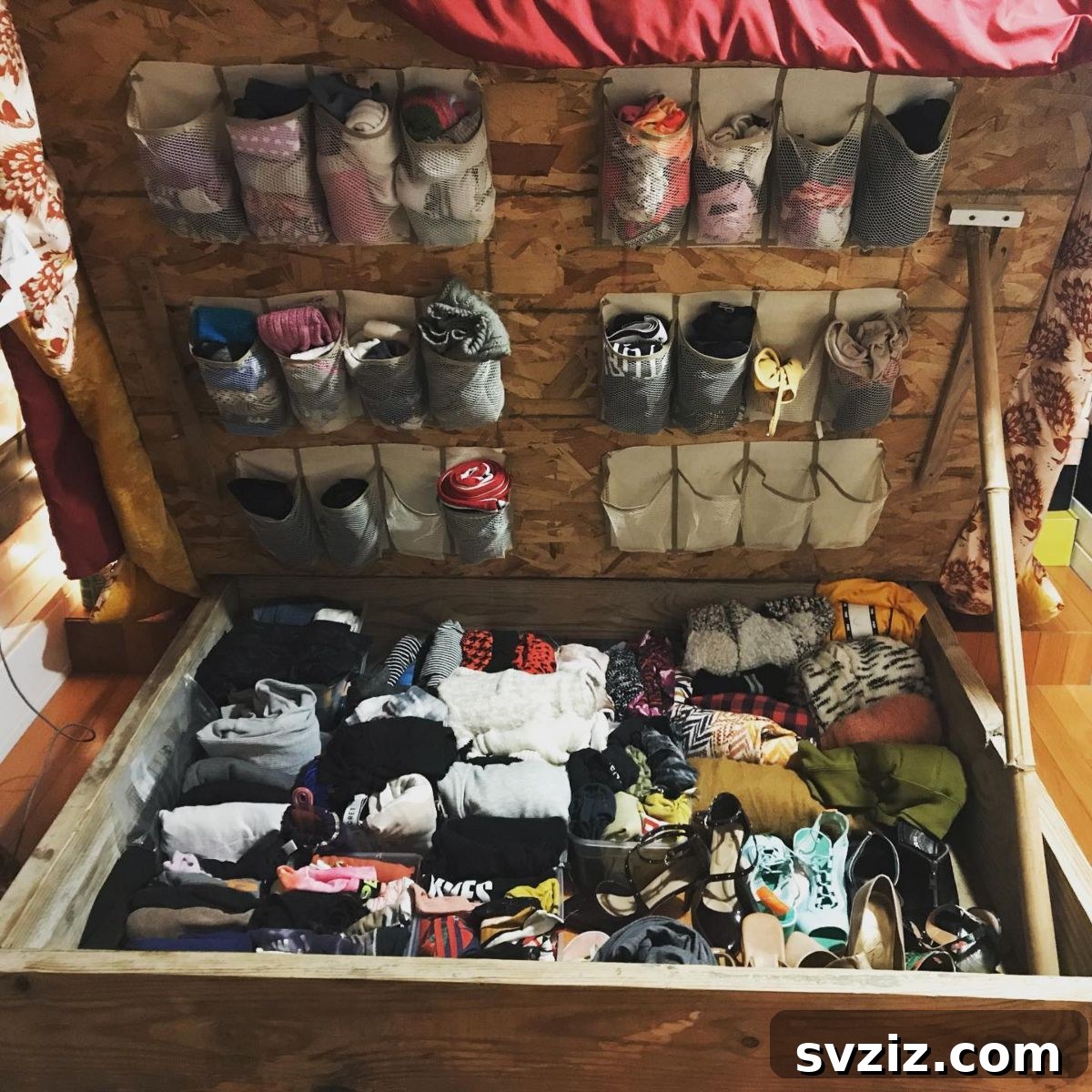 21 Ingenious Hacks for Shoe Organizers 3 Under Bed Clothing Storage