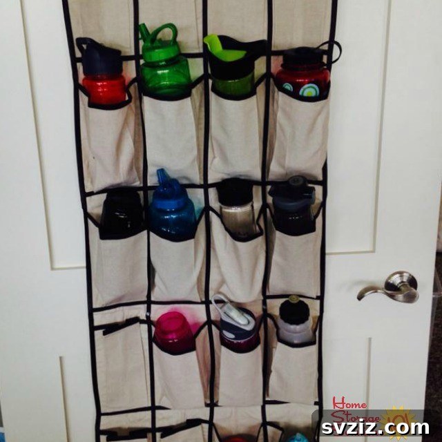 21 Ingenious Hacks for Shoe Organizers 4 Water Bottle Storage