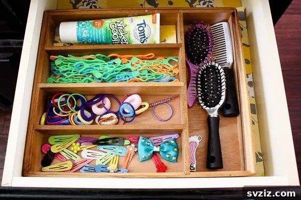 Beyond Cutlery: Smart Organization with Silverware Trays 5 Silverware Tray for Organizing Hair Ties and Clips