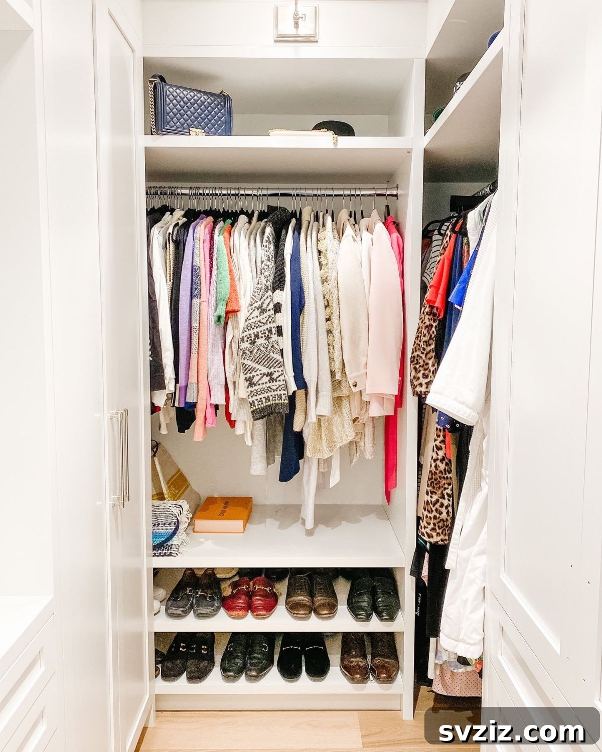 Make Your Small Bedroom Feel Huge: 21 Organizing Hacks 13 Long Hanging Spaces in Closet