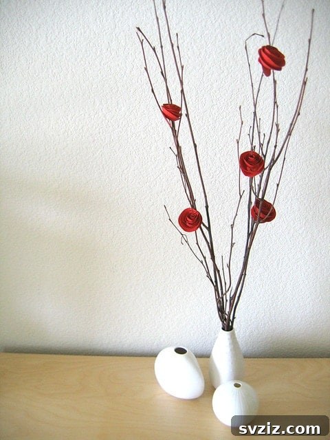 Charming Valentine's Day Decor Ideas 12 Easy DIY Paper Flowers