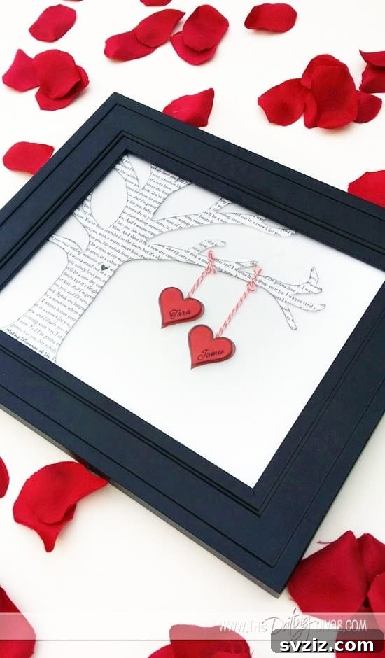 Charming Valentine's Day Decor Ideas 13 DIY Song Lyric Frame Art